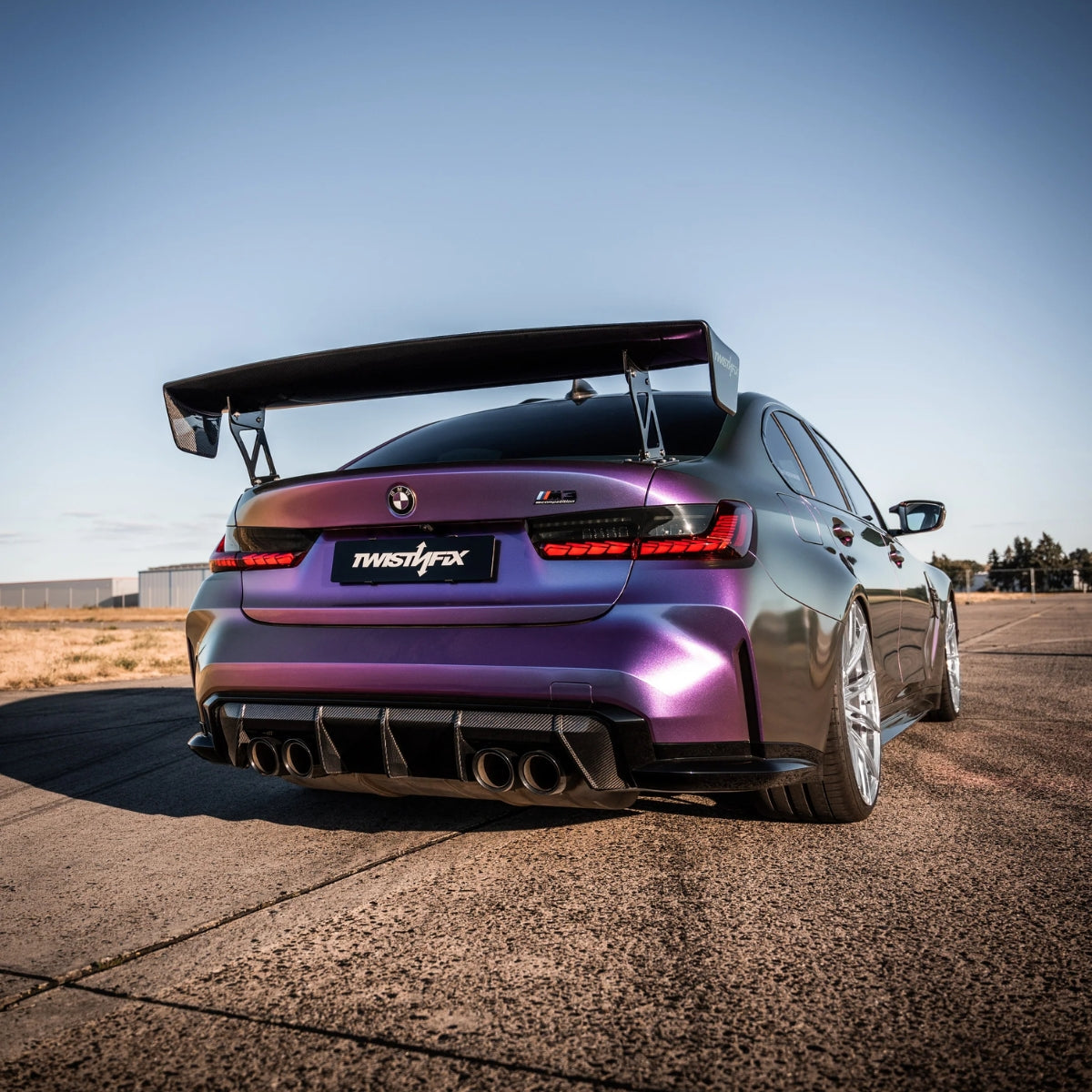 TNF+ Heckflügel im Rennsport Design passend für BMW M4 (G82)
