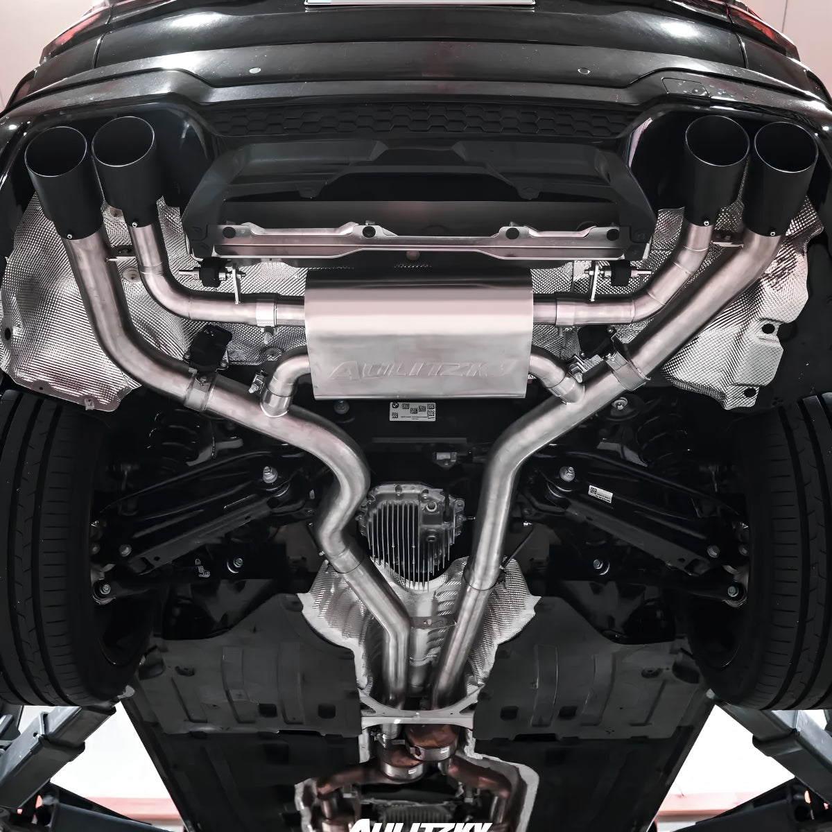 Aulitzky Exhaust | ECE Abgasanlage ab OPF mit Klappensteuerung | passend für BMW X3M/X4M inkl. Competition (F97/F98) S58