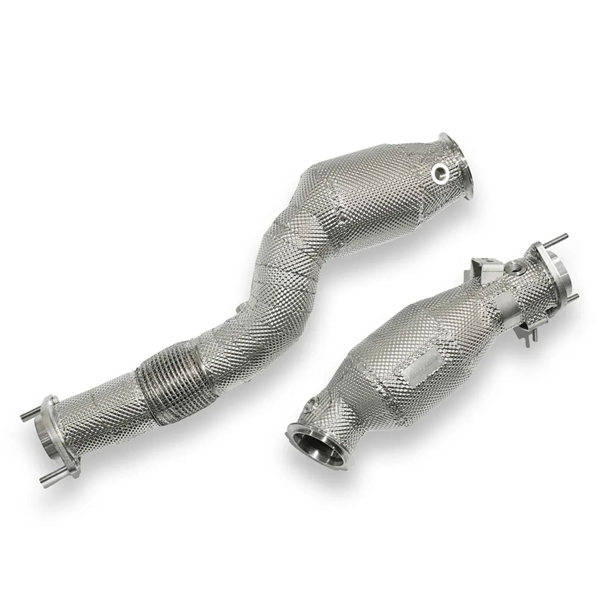 Aulitzky Exhaust | ECE Downpipe mit Sport-Kat | passend für BMW M2/M3/M4 inkl. Competition/CS/CSL (G80/G81/G82/G83/G87) S58