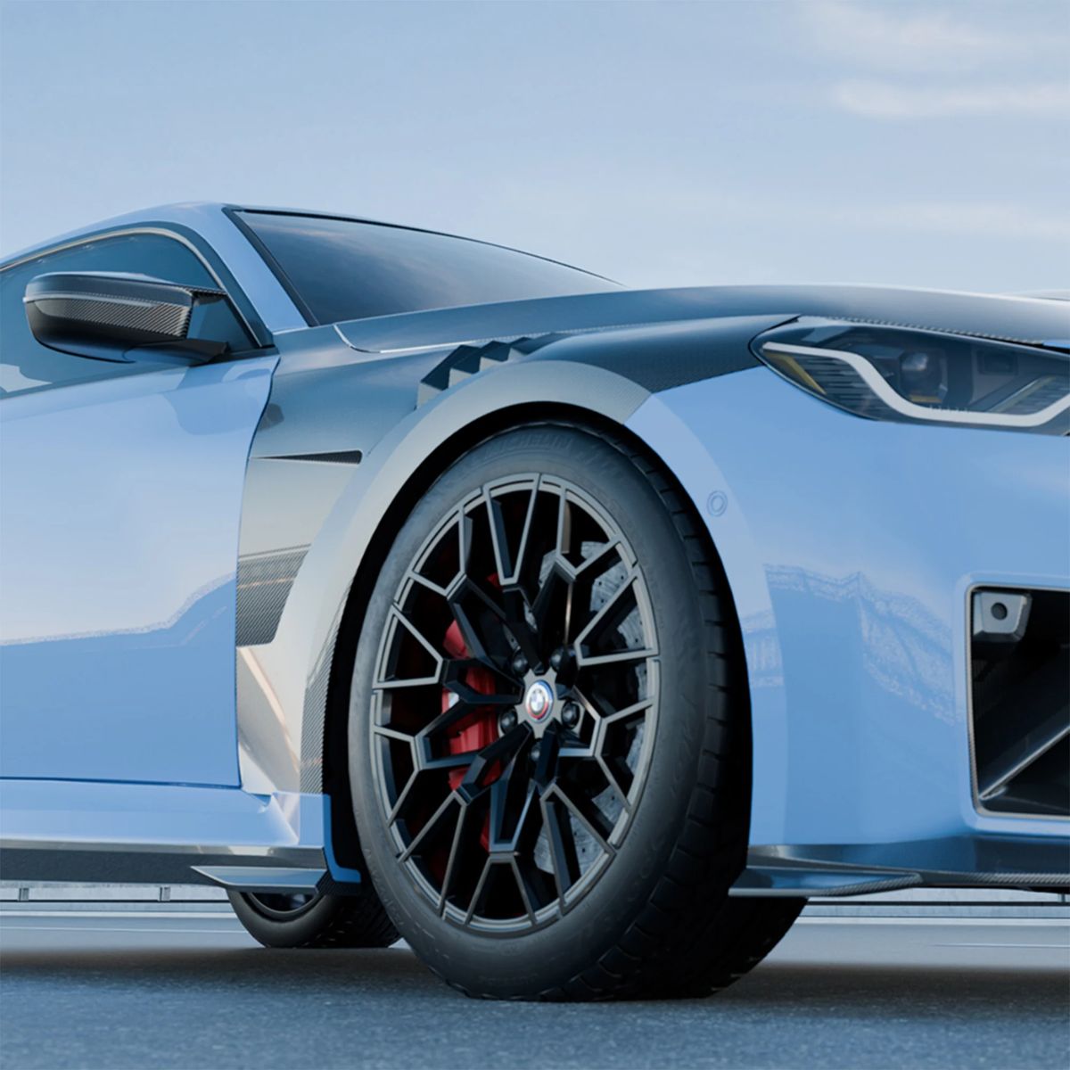 TNF+ SOOQOO Carbon Kotflügel passend für BMW M2 (G87)