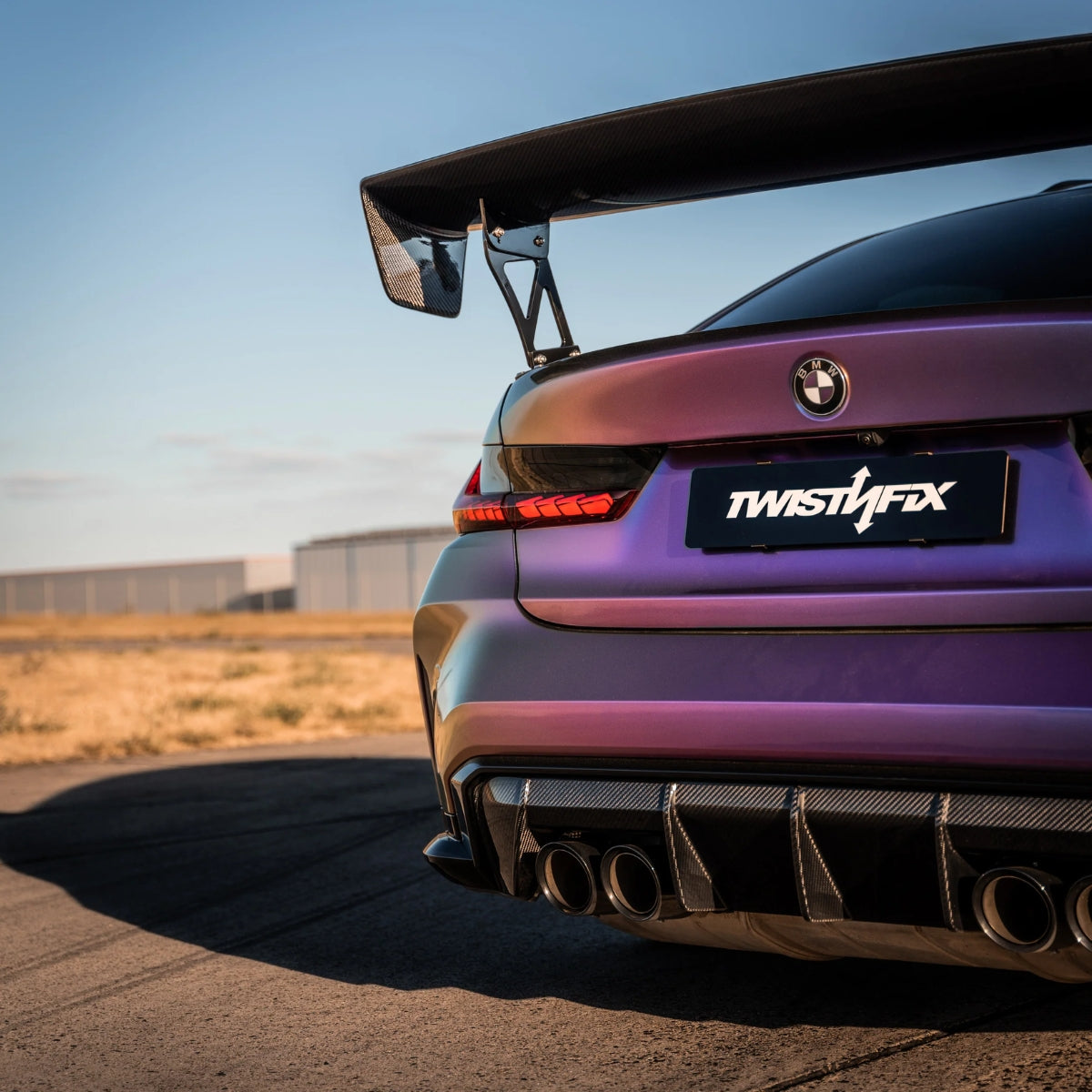 TNF+ Heckflügel im Rennsport Design passend für BMW M4 (G82)