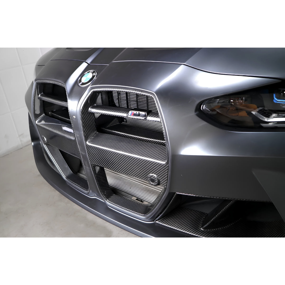 TNF+ Carbon Grillabdeckung passend für BMW M3 (G80/G81) M4 (G82/G83)