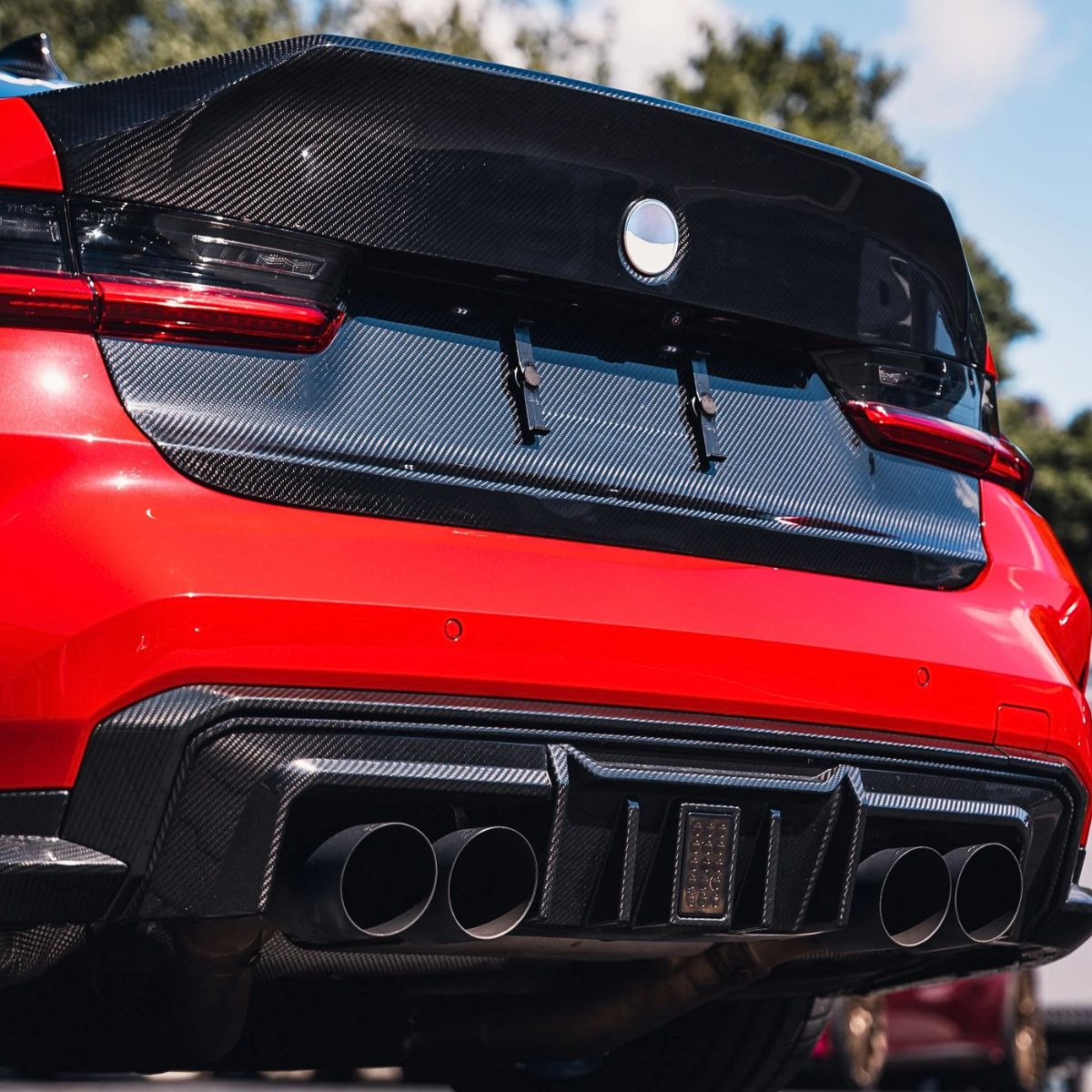 TNF+ Duck Style Heckklappe Carbon passend für BMW M3 (G80) & 3er (G20)