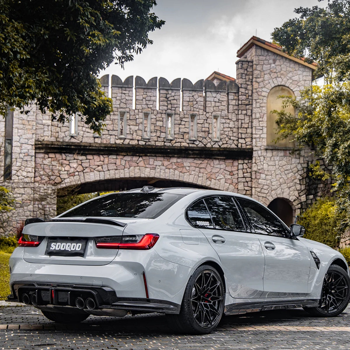 TNF+ SOOQOO Seitenschweller Carbon passend für BMW M4 (G82/G83)