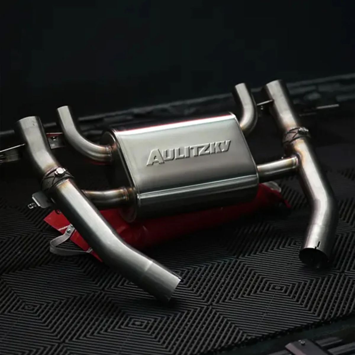 Aulitzky Exhaust | ECE Abgasanlage 3" (76mm) ab OPF mit Klappensteuerung | passend für BMW M3/M4 inkl. Competition (G80/G81/G82/G83) S58