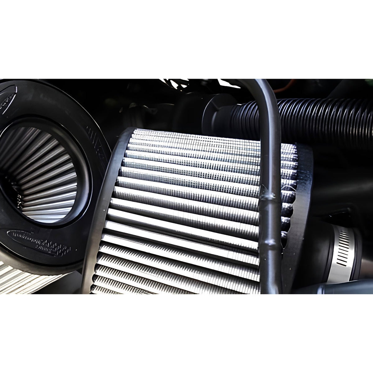 Burger Motorsports N54 Air Intake für BMW E82 E88 E90 E91 E92 E93 E60 E61 & Z4 E89 (weiße Filter)