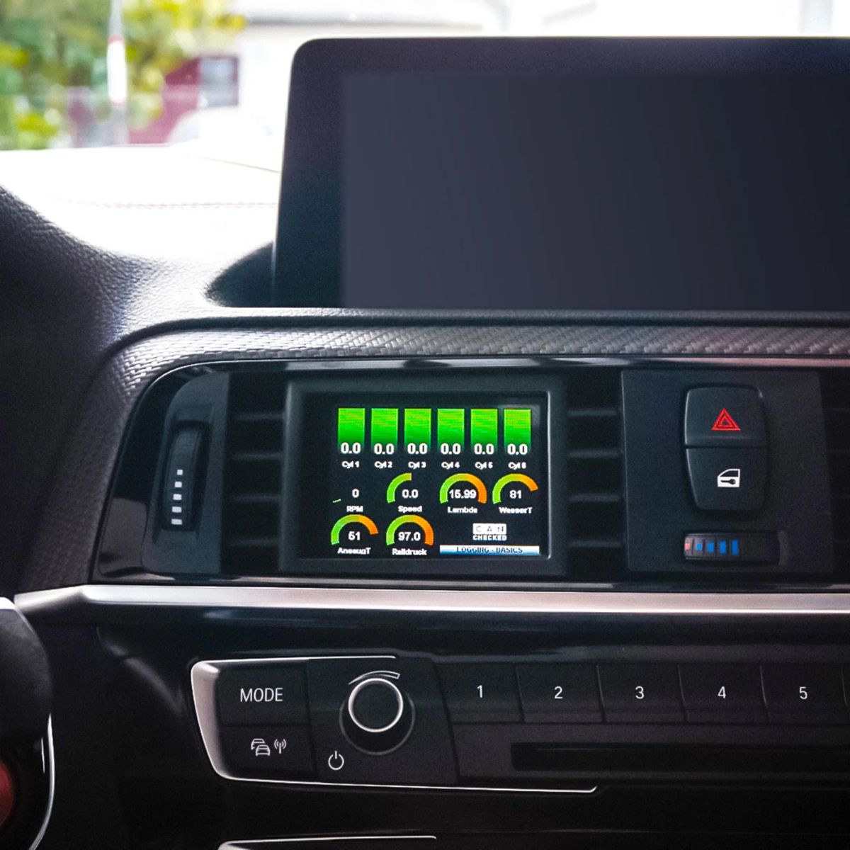 CANchecked Datendisplay MFD28 Gen2 passend für BMW F20/F21/F22/F23 F30/F31/F34 F80/F82/F87 LHD
