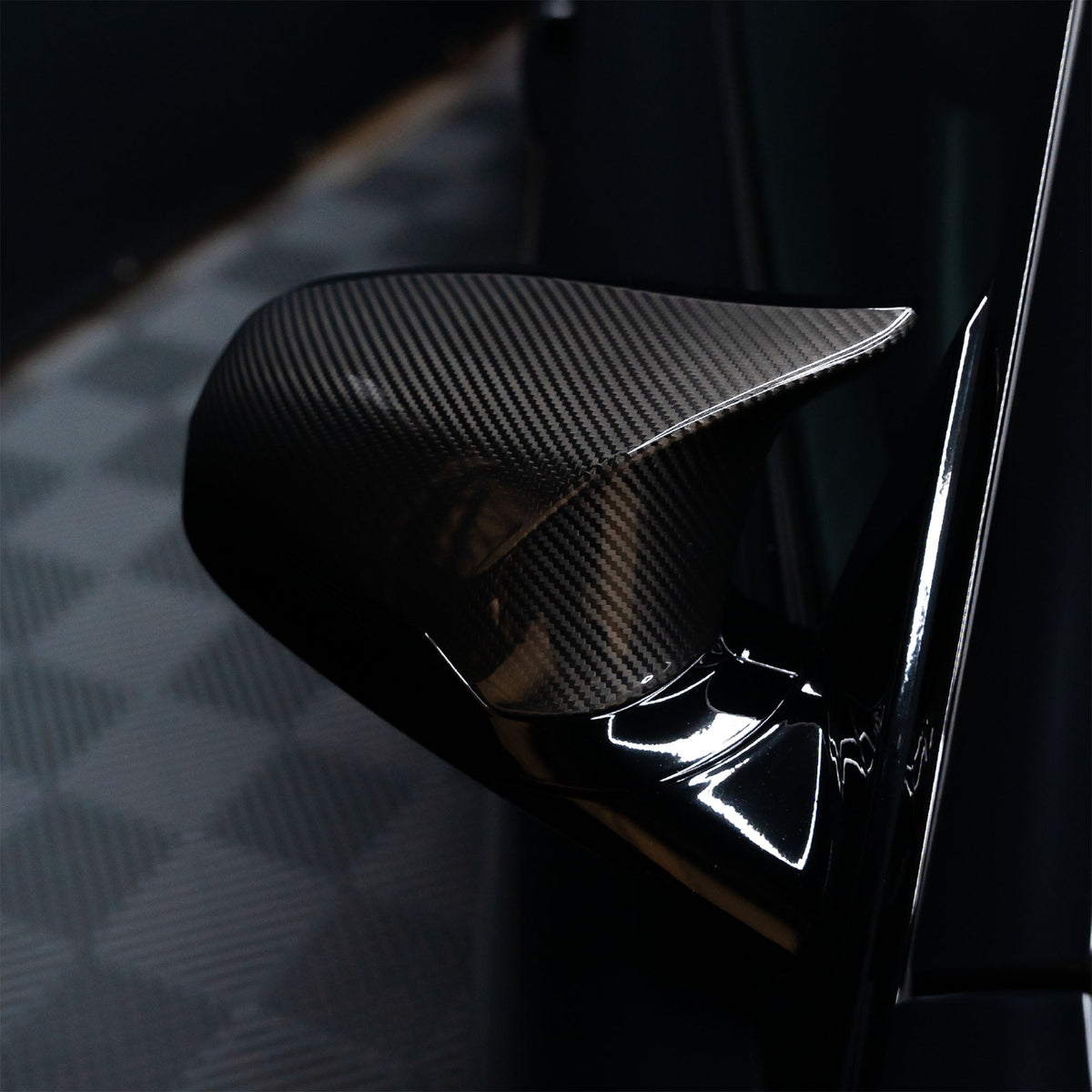 Carbon Spiegelkappen aus PrePreg passend für BMW M2/M3/M4 (F80/F82/F87C)