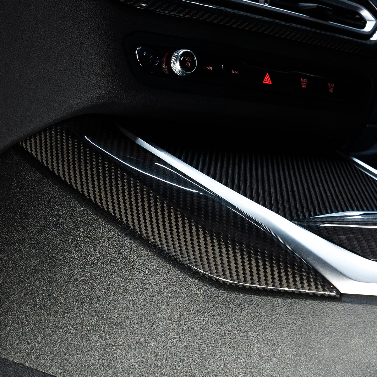 FLOW DOWN Carbon Seitenblenden Mittelkonsole passend für BMW 2er 3er 4er M2 M3 M4
