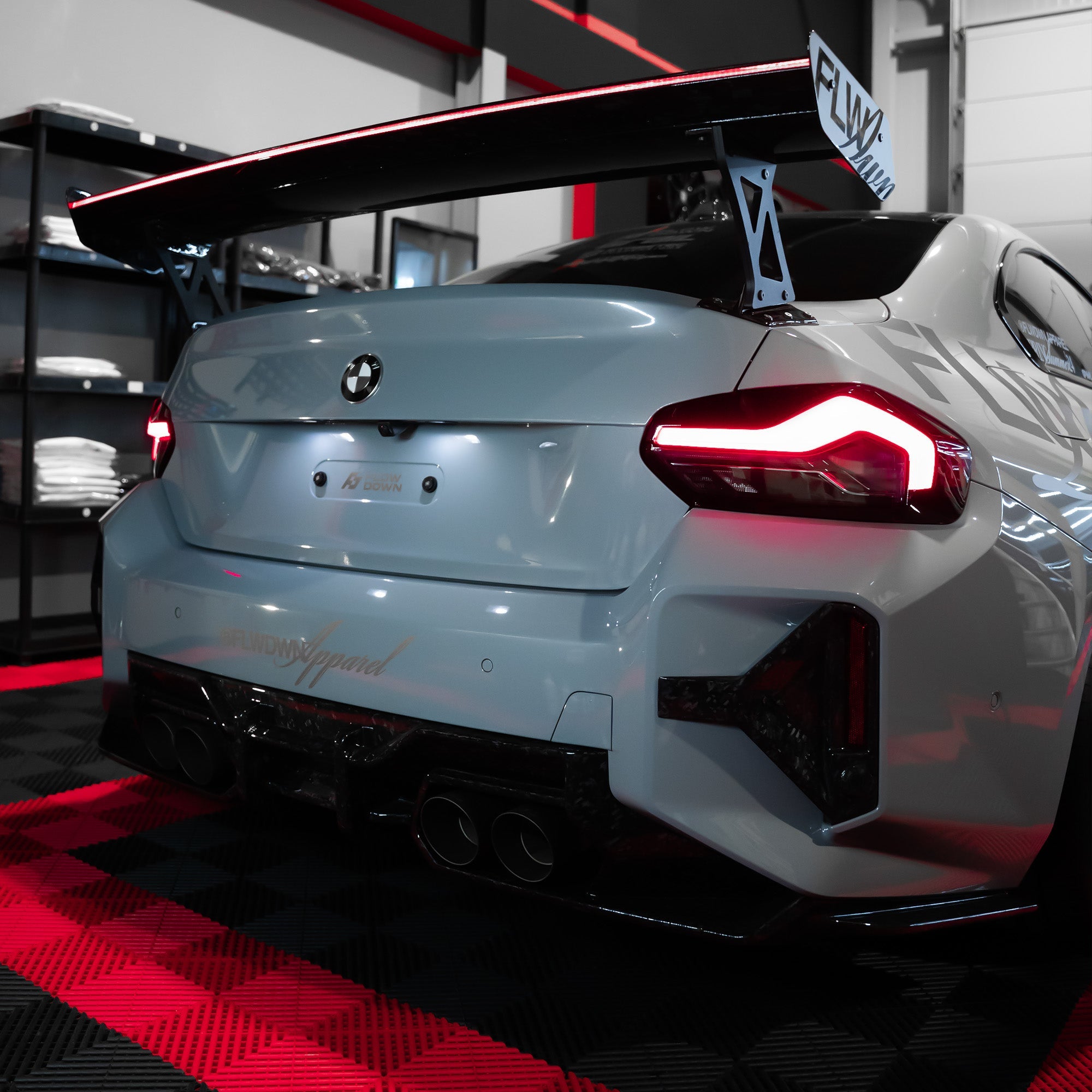 FLOW DOWN Magnet-Kennzeichenhalter passend für BMW M2 G87 inkl. LCI & CS