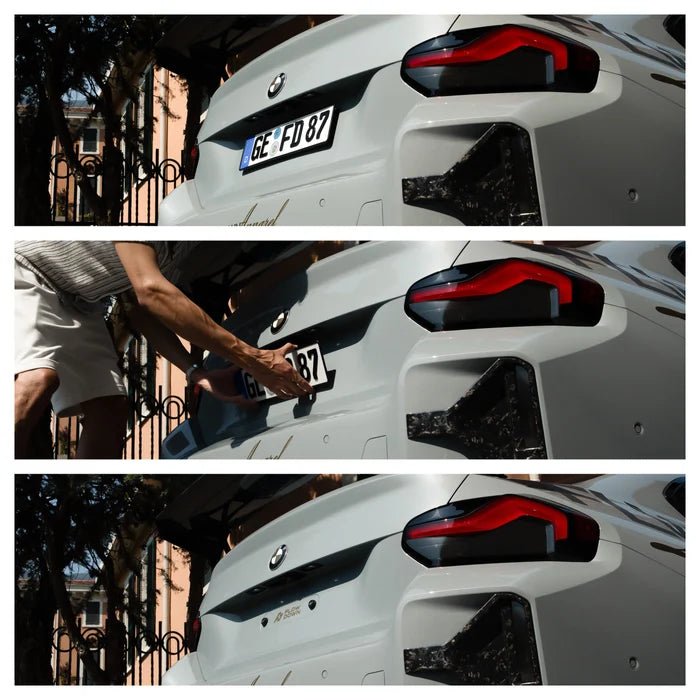 FLOW DOWN Magnet-Kennzeichenhalter passend für BMW M3 G80/G81 & M4 G82/G83