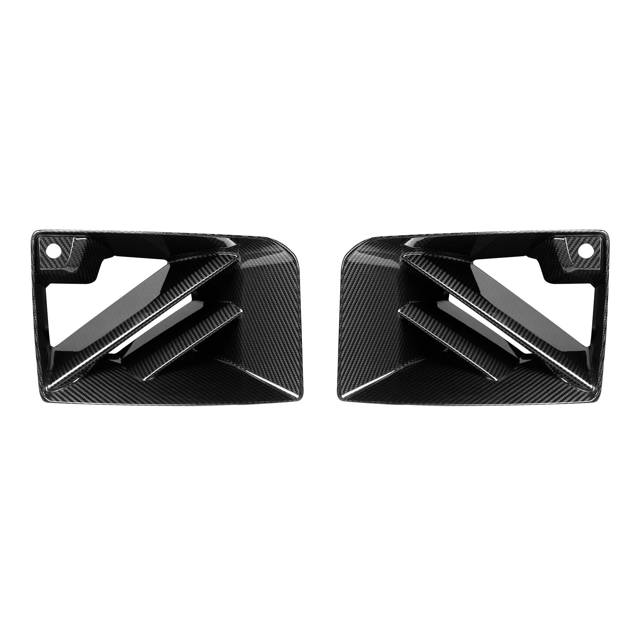 Frontschacht Einsätze aus PrePreg Carbon passend für BMW M2 G87