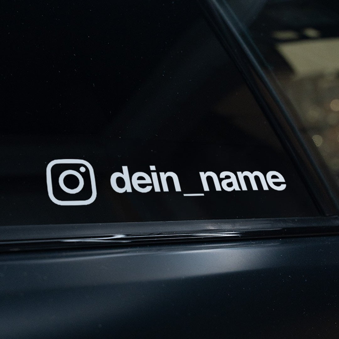 Instagram Sticker – individuell konfigurierbar aus Premium ORACAL Folie