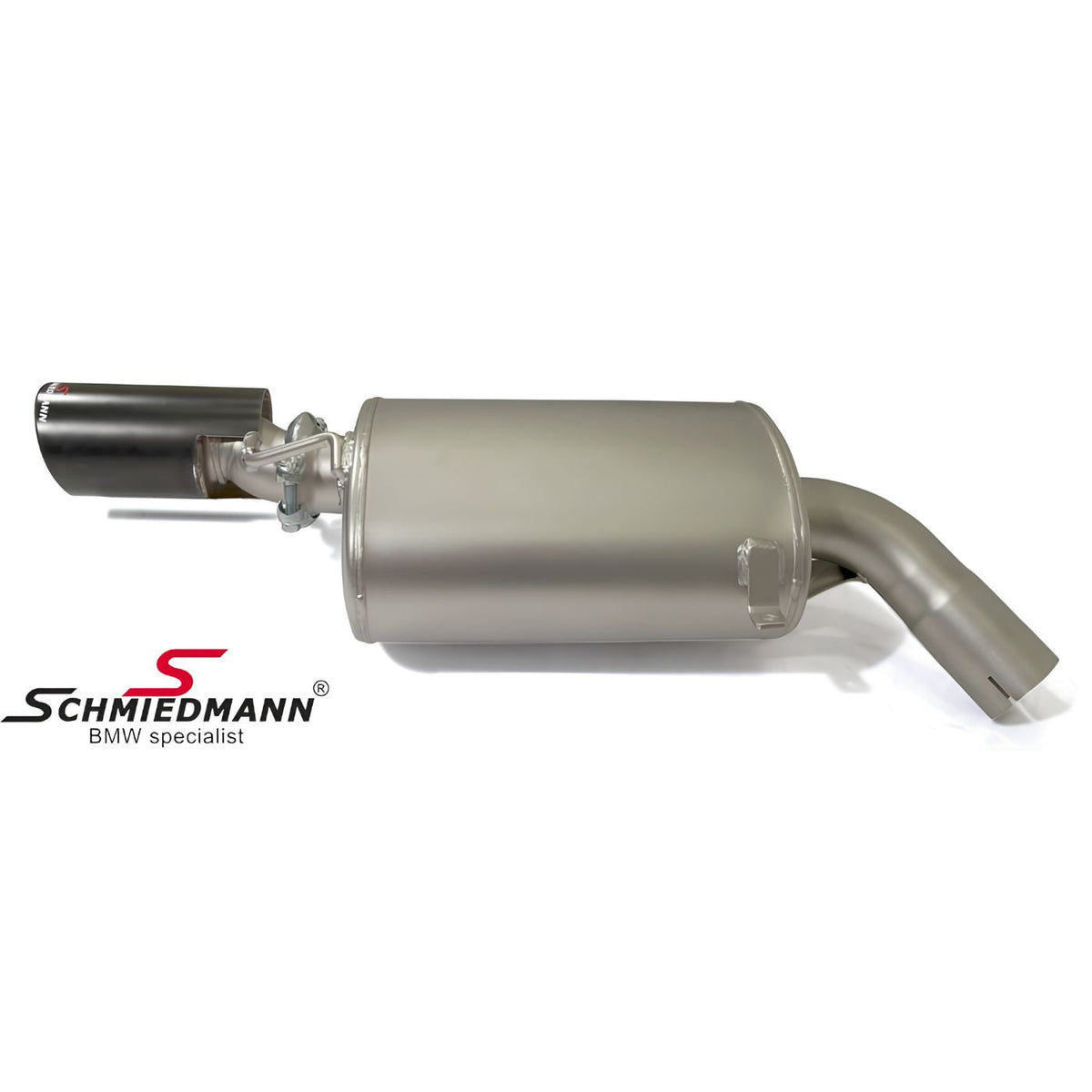 Schmiedmann by Supersprint Sportendschalldämpfer 1x89 mm links passend für BMW E91 335i & 335d