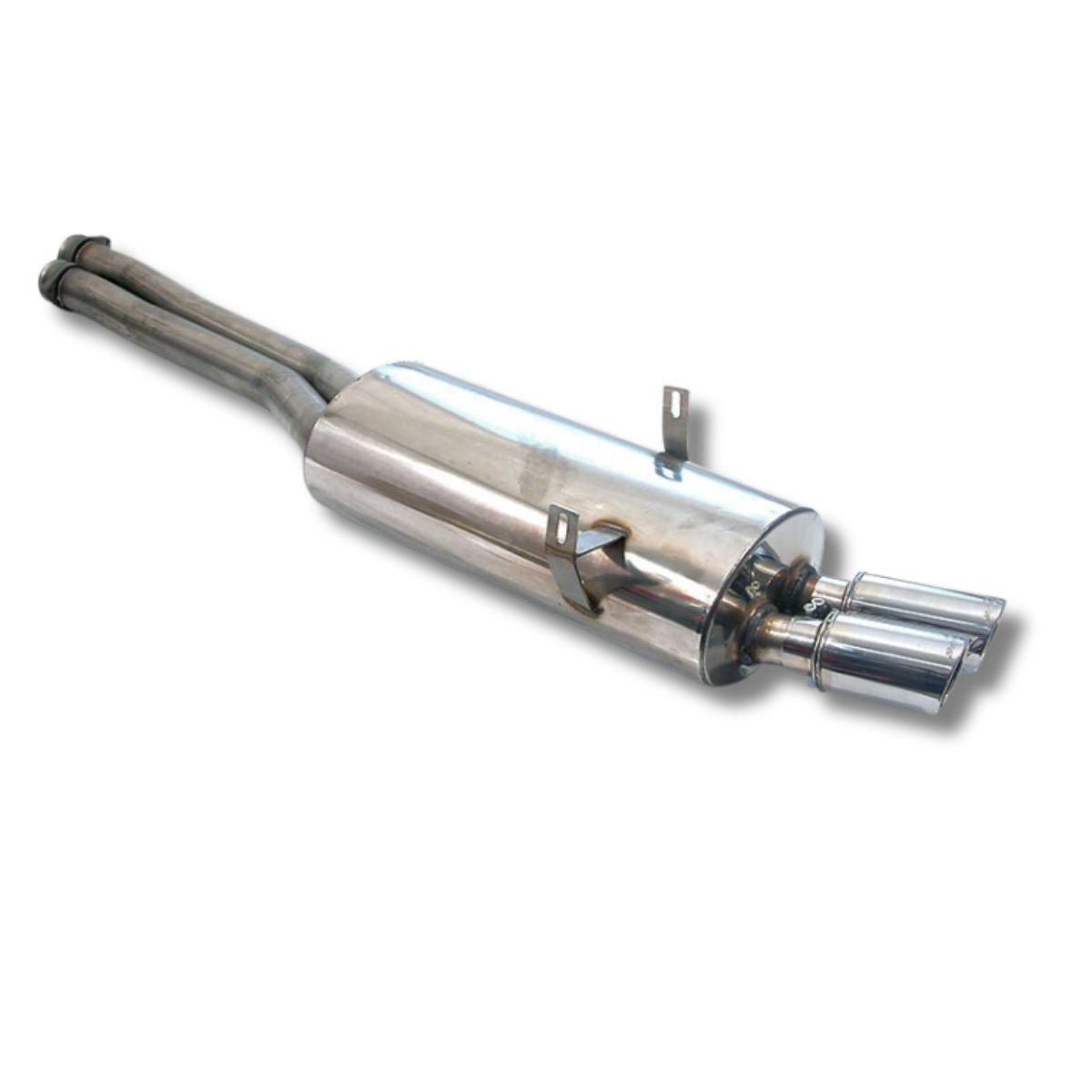 Schmiedmann Edelstahl Sportendschalldämpfer 2ר76 mm für BMW E36 M3