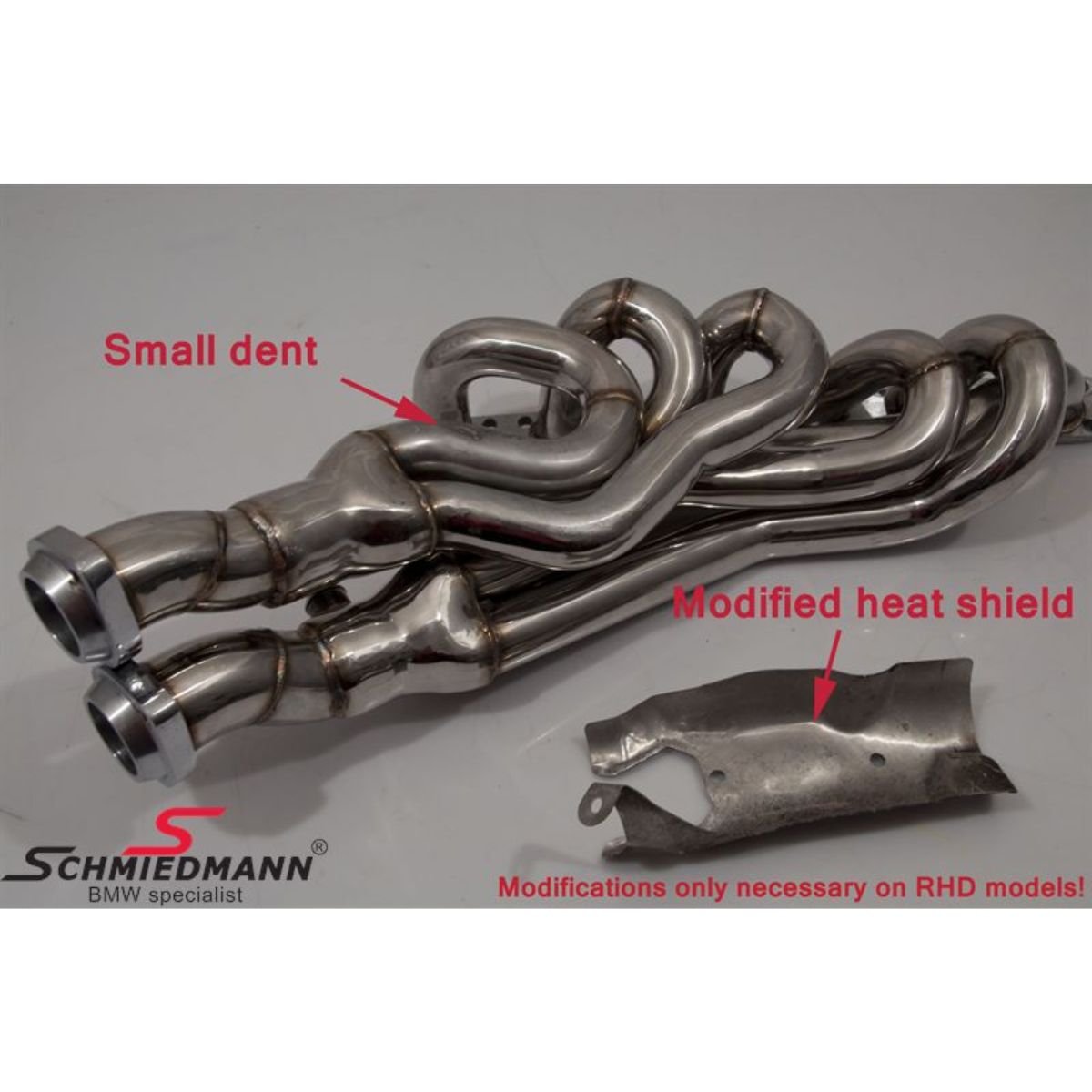 Schmiedmann High Flow Fächerkrümmer inkl. 300 - Zellen Sportkatalysatoren für BMW E39 M52/M54