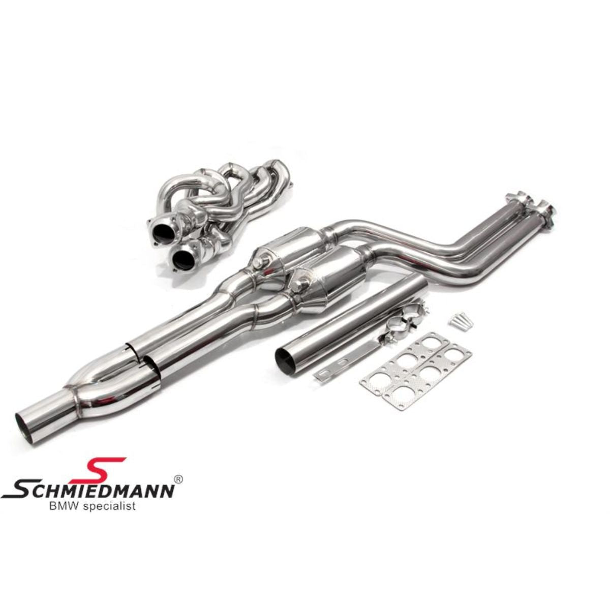 Schmiedmann High Flow Fächerkrümmer M52/M54 inkl. 300 - Zellen Sportkatalysator – BMW E46