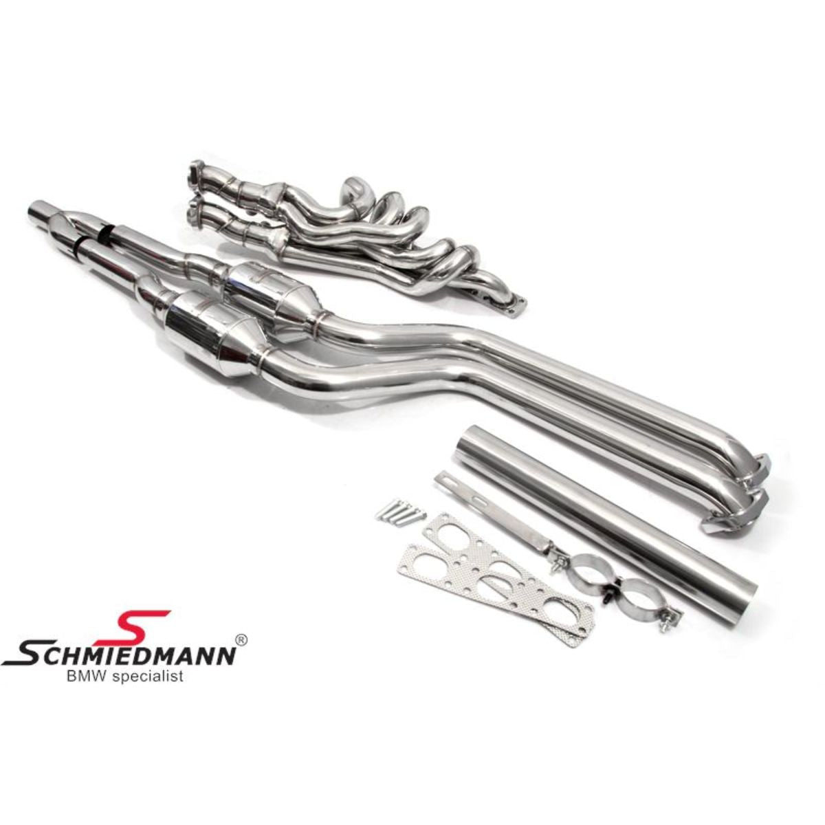 Schmiedmann High Flow Fächerkrümmer M52/M54 inkl. 300 - Zellen Sportkatalysator – BMW E46