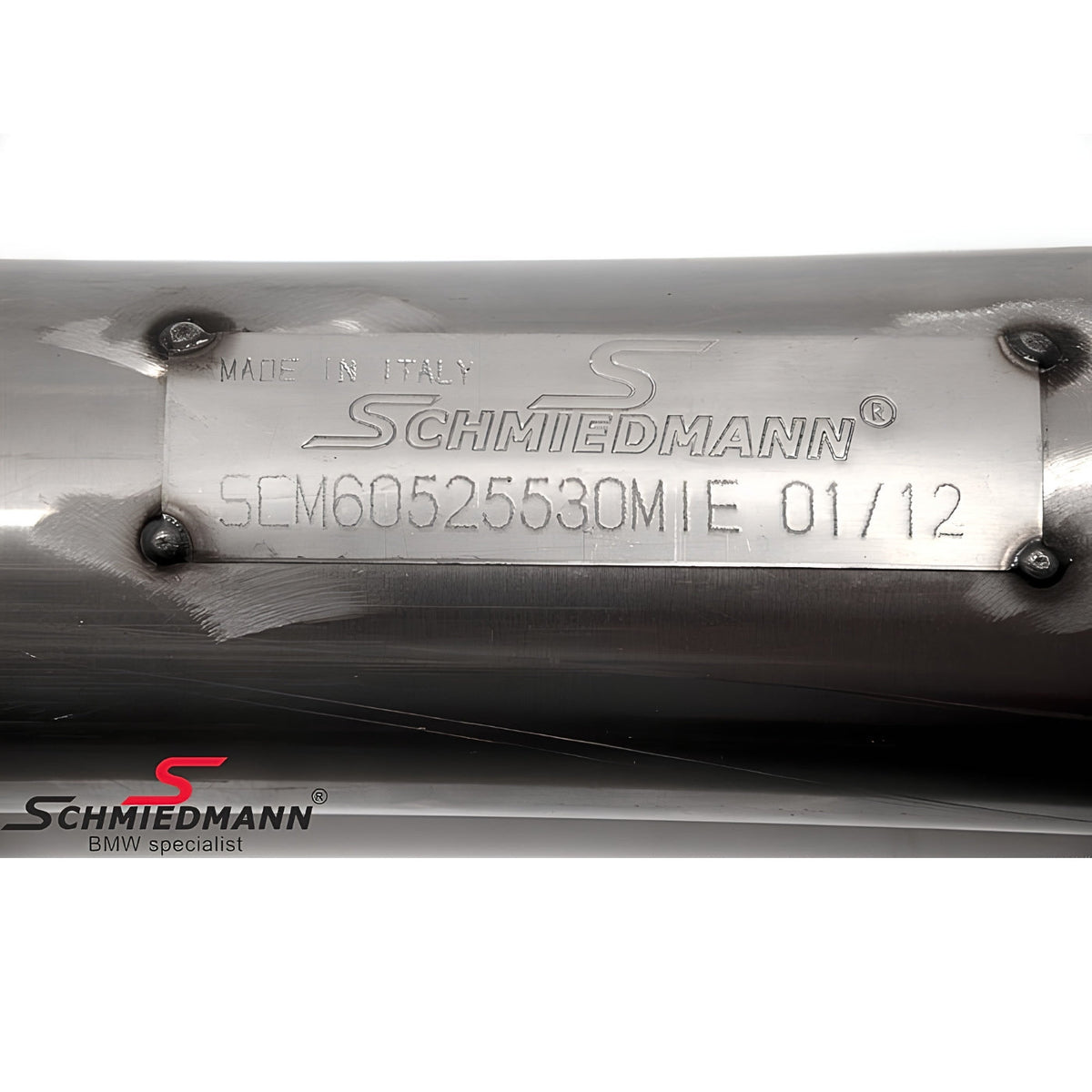 Schmiedmann X-Rohr / Mittelschalldämpfer-Ersatz passend für BMW E60 525i & 530i
