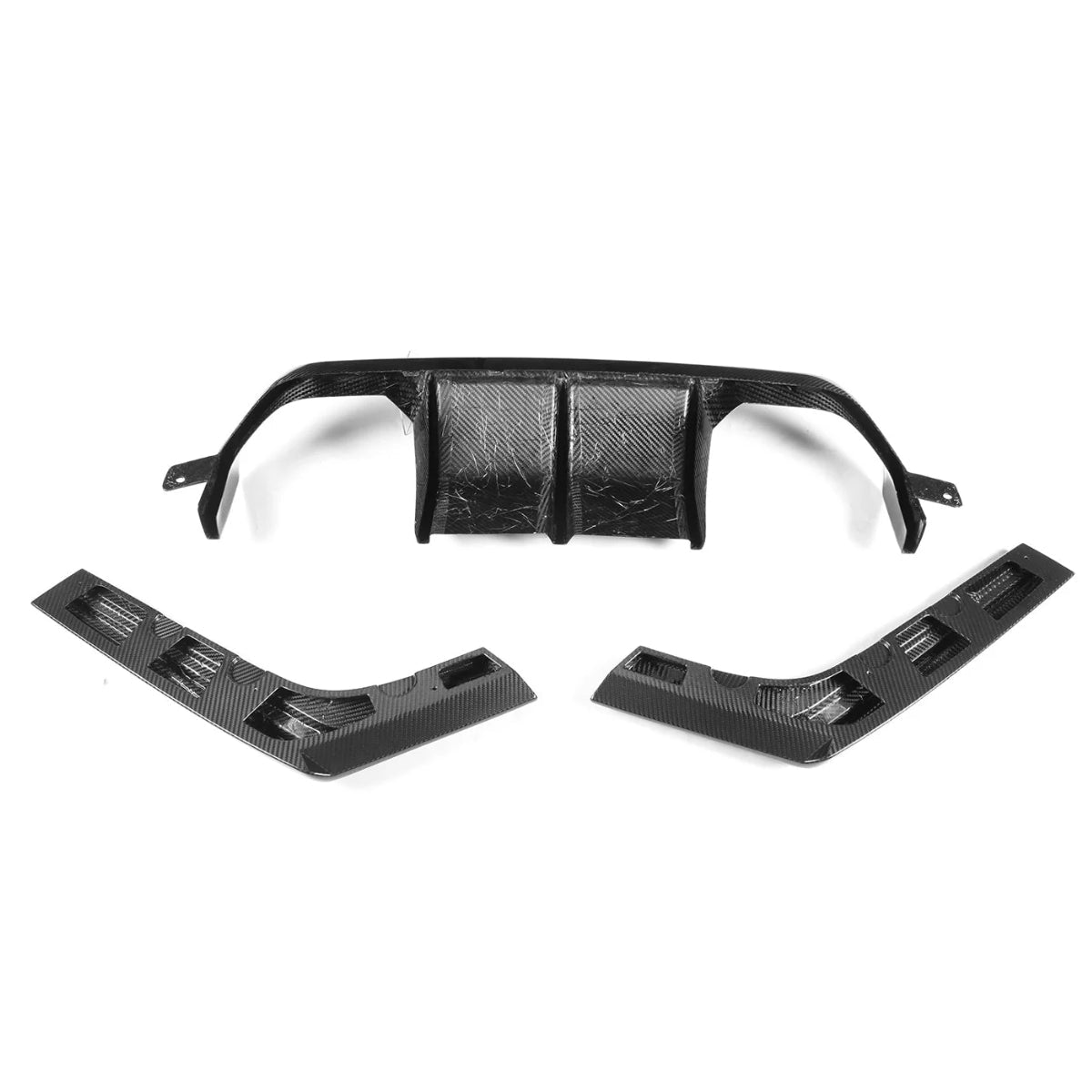 TNF+ 3-teiliger Heckdiffusor Carbon passend für BMW M3 (F80) M4 (F82/F83)