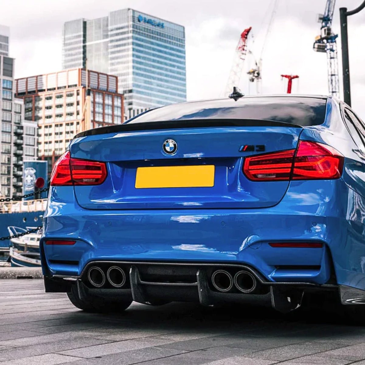 TNF+ 4-teiliger Heckdiffusor Carbon passend für BMW M3 (F80) M4 (F82/F83)