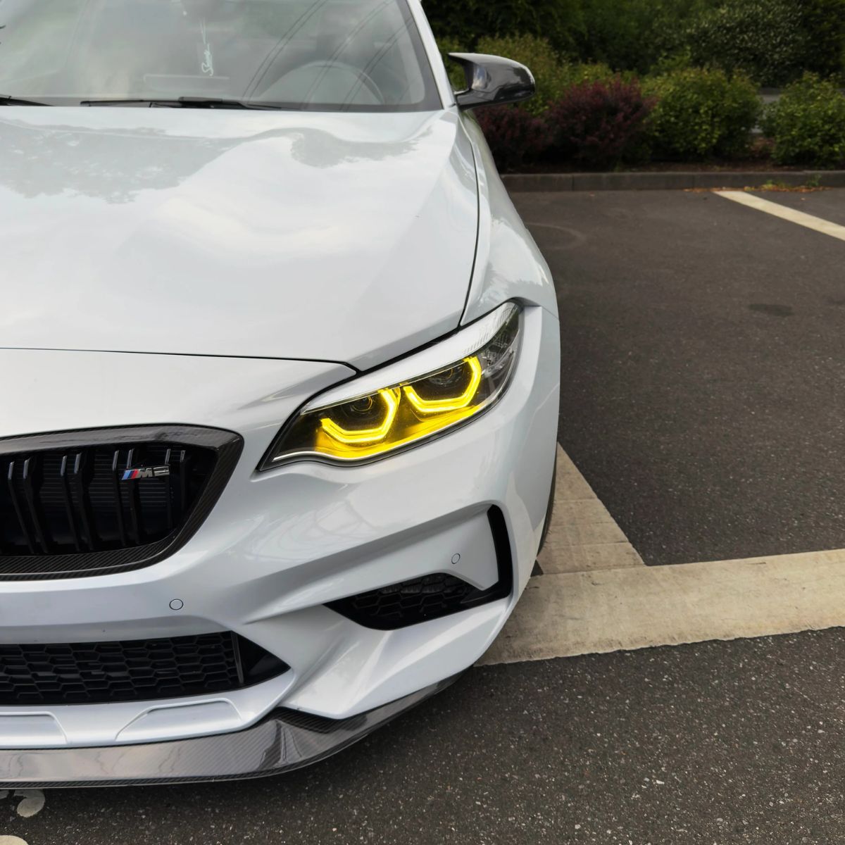 TNF DRL Tagfahrlichter Module gelb weiß switch passend für BMW M2 (F87/F22/F23) Facelift