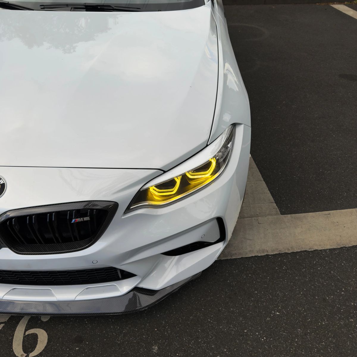 TNF DRL Tagfahrlichter Module gelb weiß switch passend für BMW M2 (F87/F22/F23) Facelift