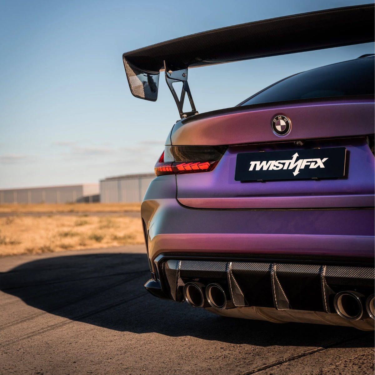 TNF+ Heckflügel im Rennsport Design passend für BMW M3 (G80)