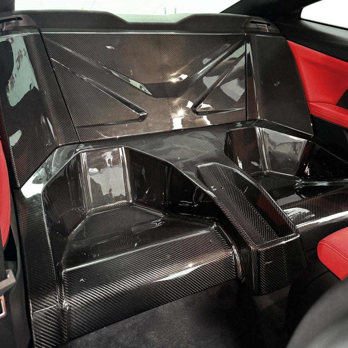 TNF+ Innenraum Rücksitzbank aus Carbon passend für BMW M3 (G80/G81) M4 (G82/G83) M2 (G87)