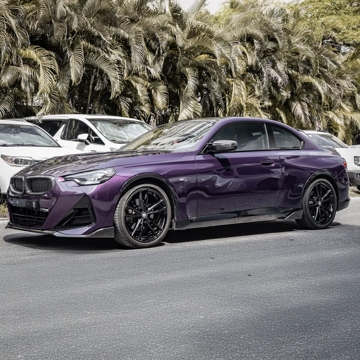 TNF+ Kotflügelverbreiterung vorne & hinten Carbon passend für BMW 2er (G42)