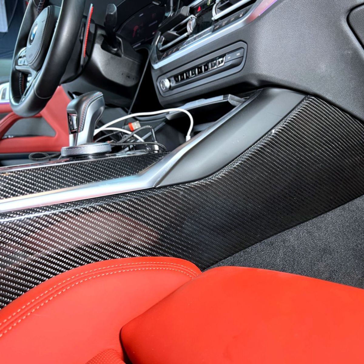 TNF+ Mittelkonsolen Cover passend für BMW 3er (G20) 2er (G42) 4er (G22) M3 (G80) M4 (G82) M2 (G87)