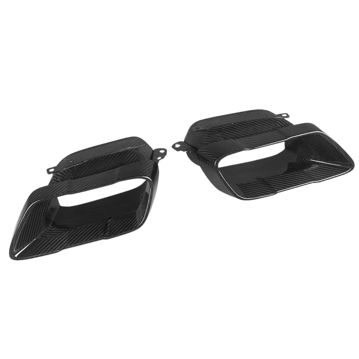 TNF+ SOOQOO Auspuffblenden Carbon passend für BMW X5 (G05/G18)