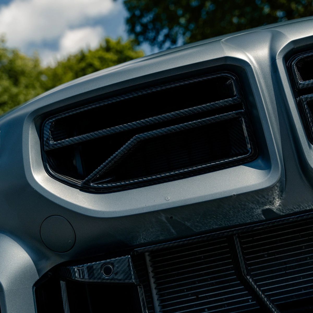 TNF+ SOOQOO Frontgrill V - Style Carbon passend für BMW M2 (G87)