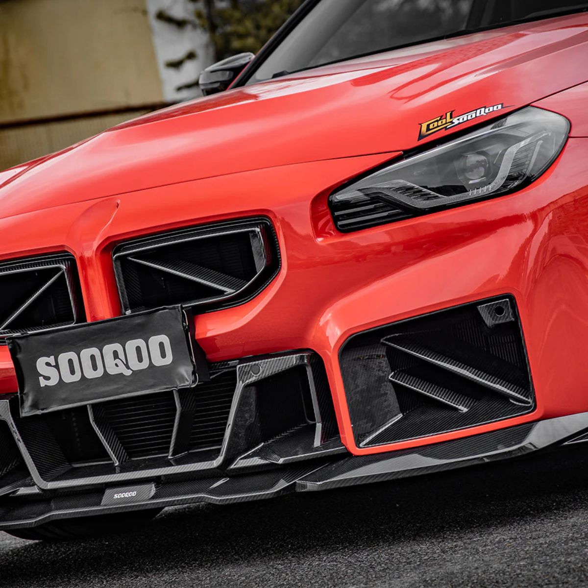 TNF+ SOOQOO Frontspoiler V2-B Carbon passend für BMW M2 (G87)