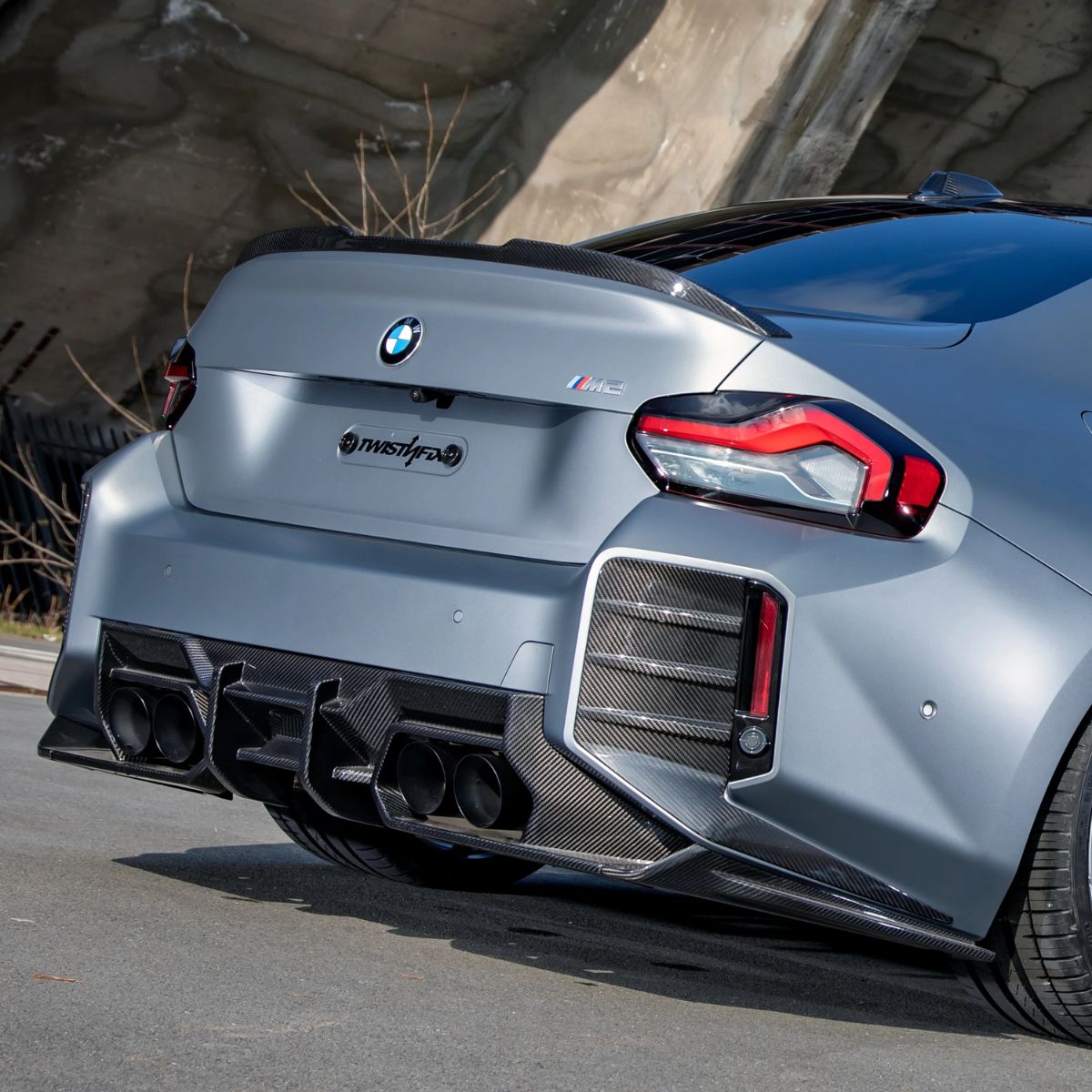 TNF+ SOOQOO Heckdiffusor Carbon passend für BMW M2 (G87)