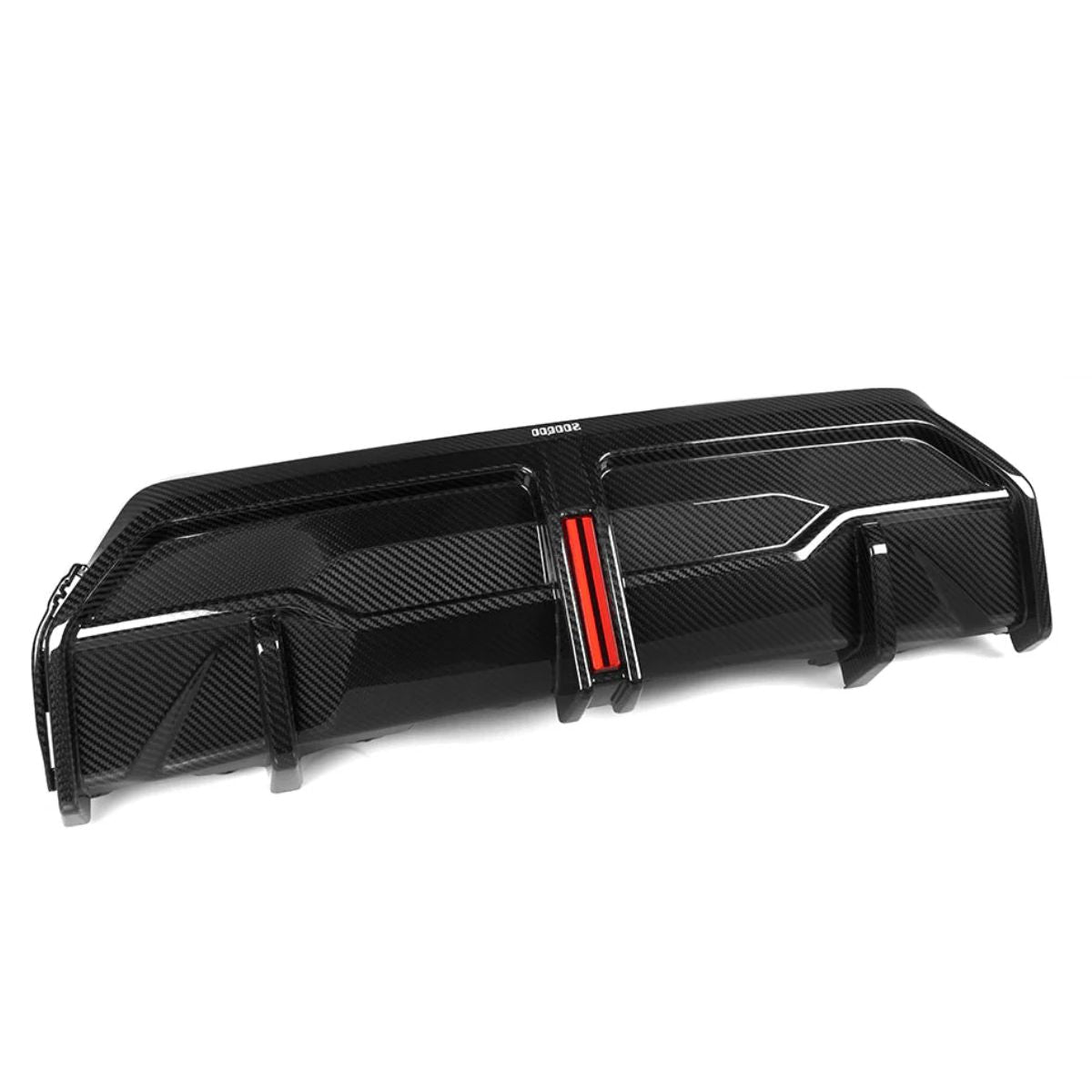 TNF+ SOOQOO Heckdiffusor mit Licht Carbon passend für BMW 2er (G42)