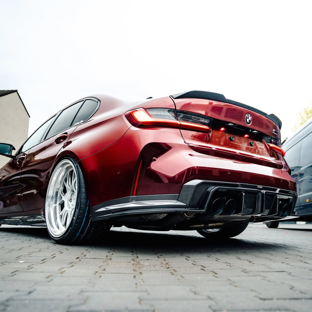 TNF+ SOOQOO Heckdiffusor Set Carbon passend für BMW M3 (G80/G81)
