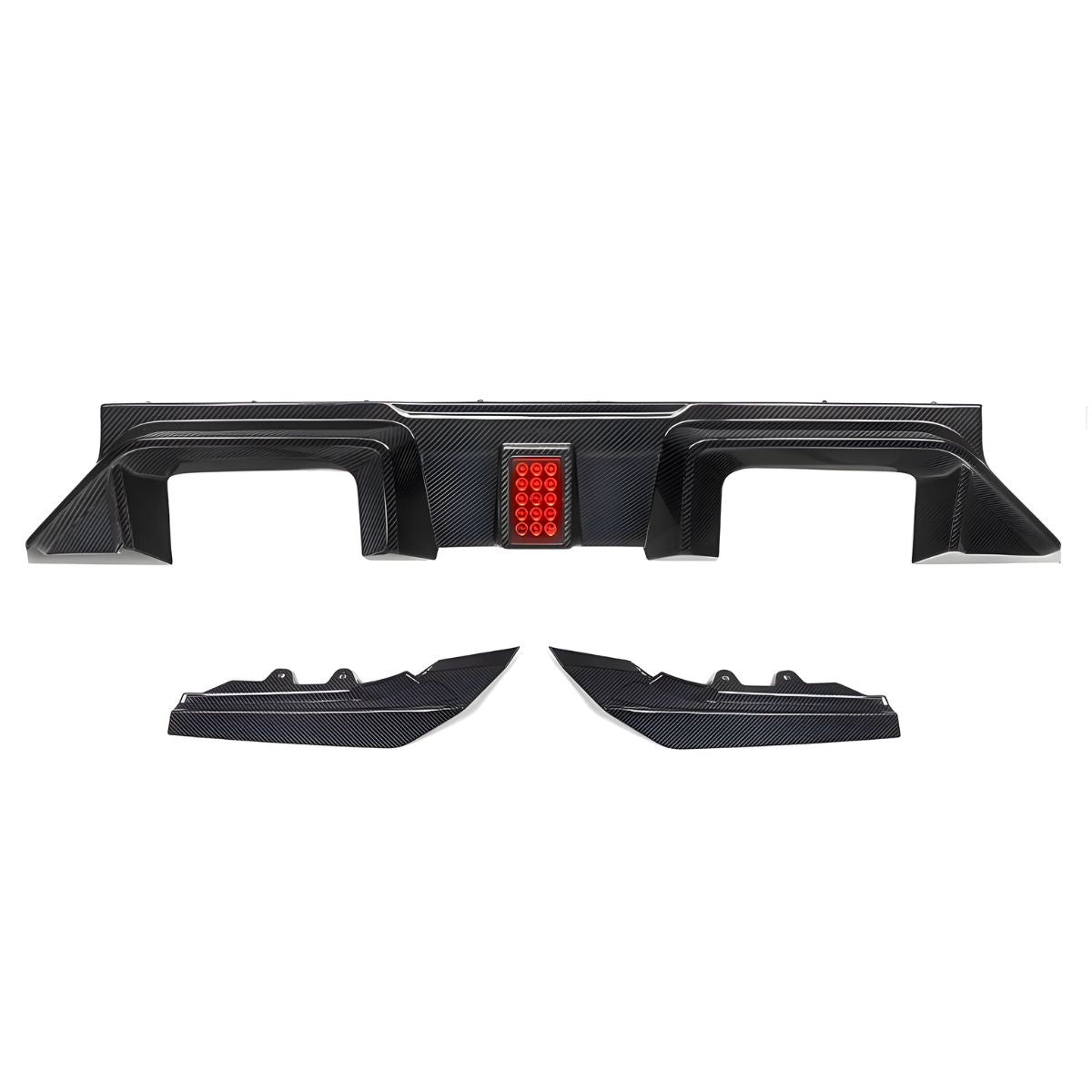 TNF+ SOOQOO EVO Heckdiffusor mit Licht Carbon passend für BMW M2 (G87)