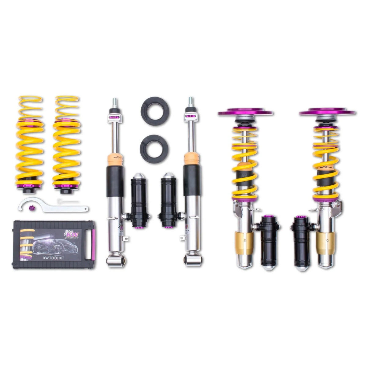 KW Gewindefahrwerk V3 Clubsport inkl. Stützlager passend für BMW M3 (F80) M4 (F82)