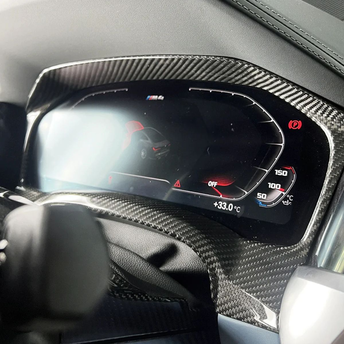 TNF+ Tacho Display Umrandung Cover passend für BMW M3 (G80) M4 (G82/G83) PRE-LC
