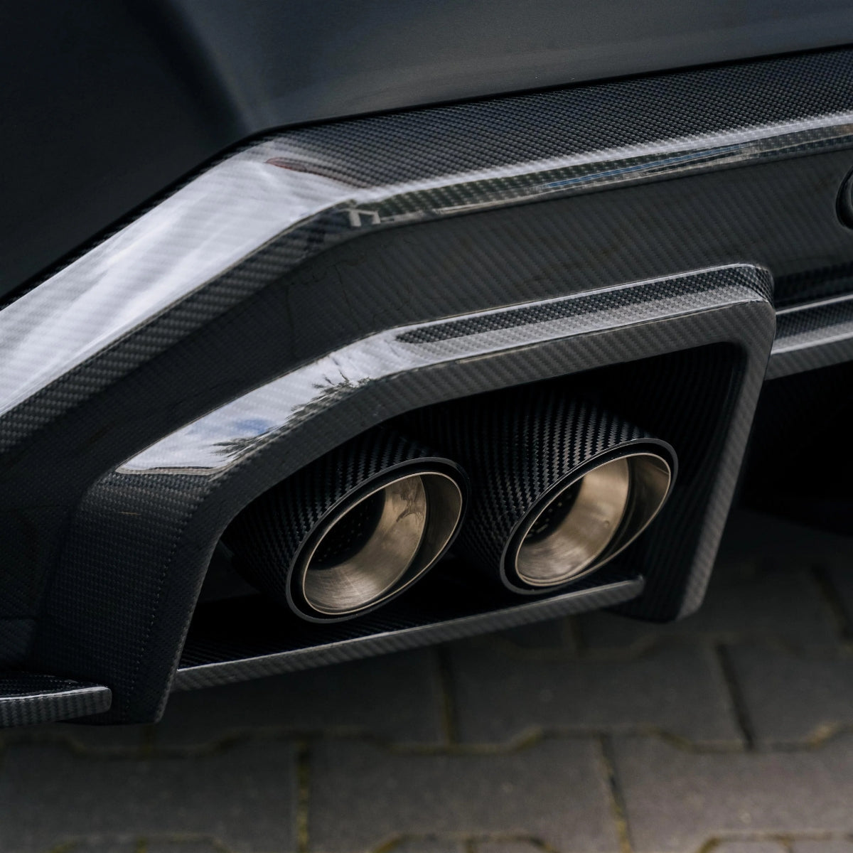 TNF+ Auspuffblenden Carbon passend für BMW M5 (G90/G99)