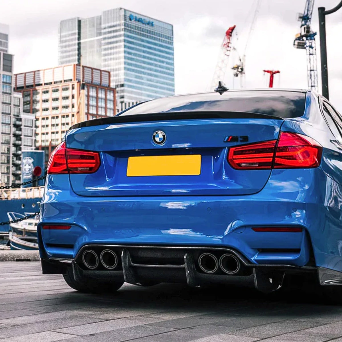 TNF+ 4-teiliger Heckdiffusor Carbon passend für BMW M3 (F80) M4 (F82/F83)