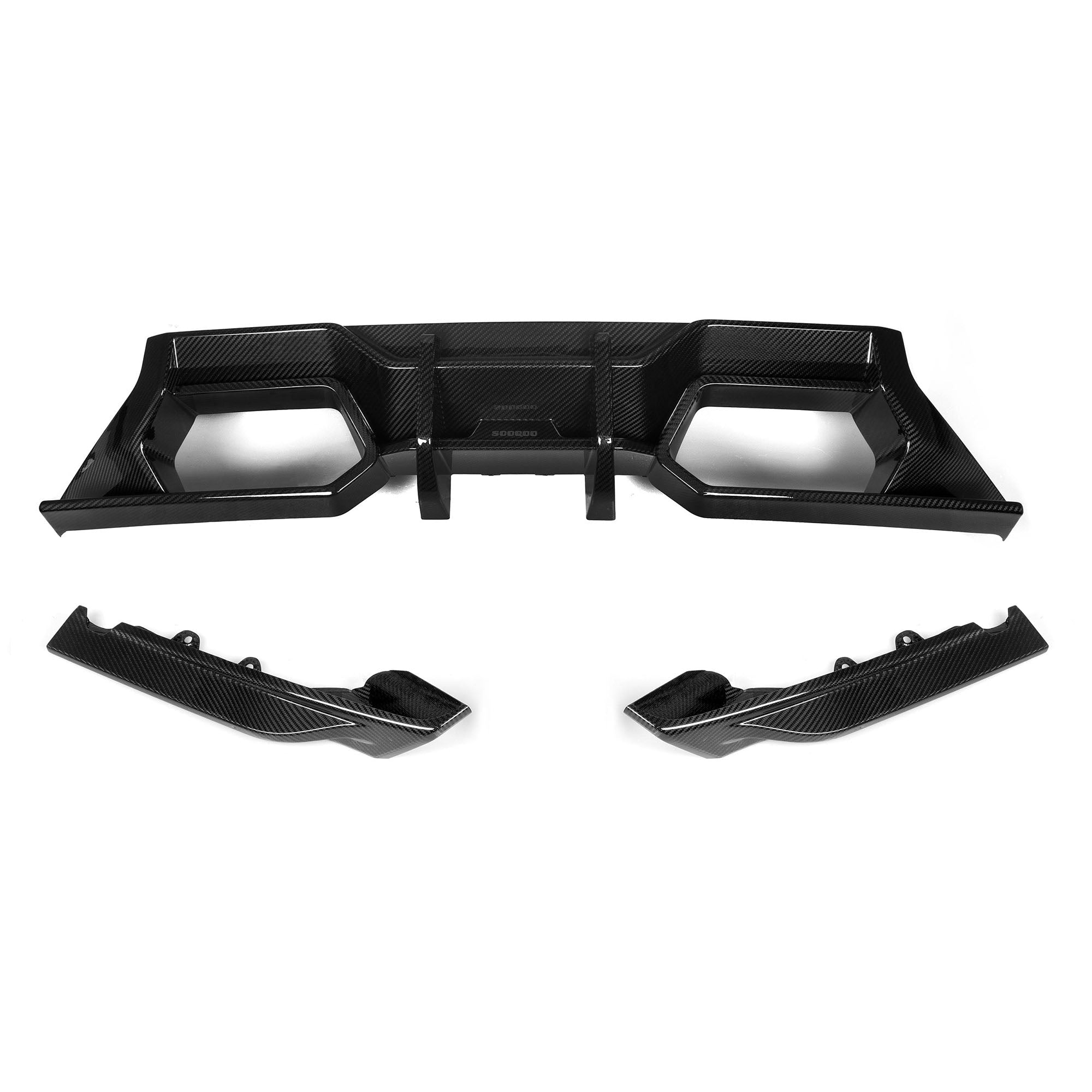 3-Teiliger Diffusor aus PrePreg Carbon passend für BMW M2 G87