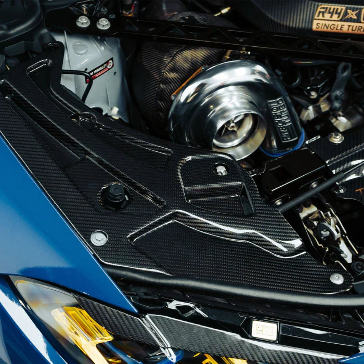 TNF+ Scheinwerfer Abdeckungen Motorraum Carbon passend für BMW M3 (G80/G81) M4 (G82/G83)