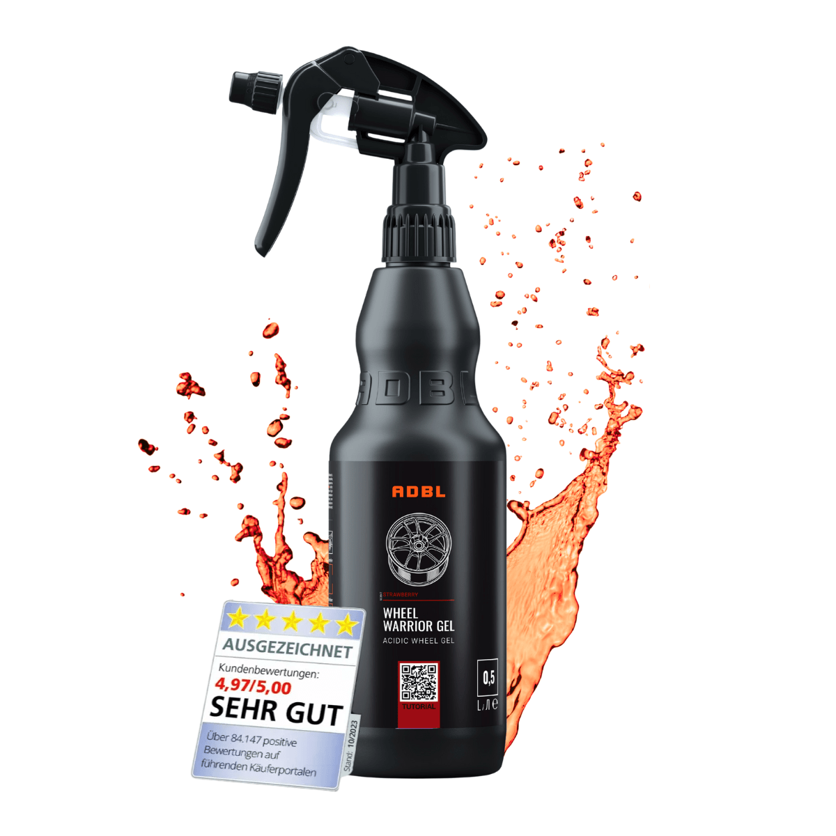 ADBL Wheel Warrior Gel Felgenreiniger mit Canyon Trigger 500ml