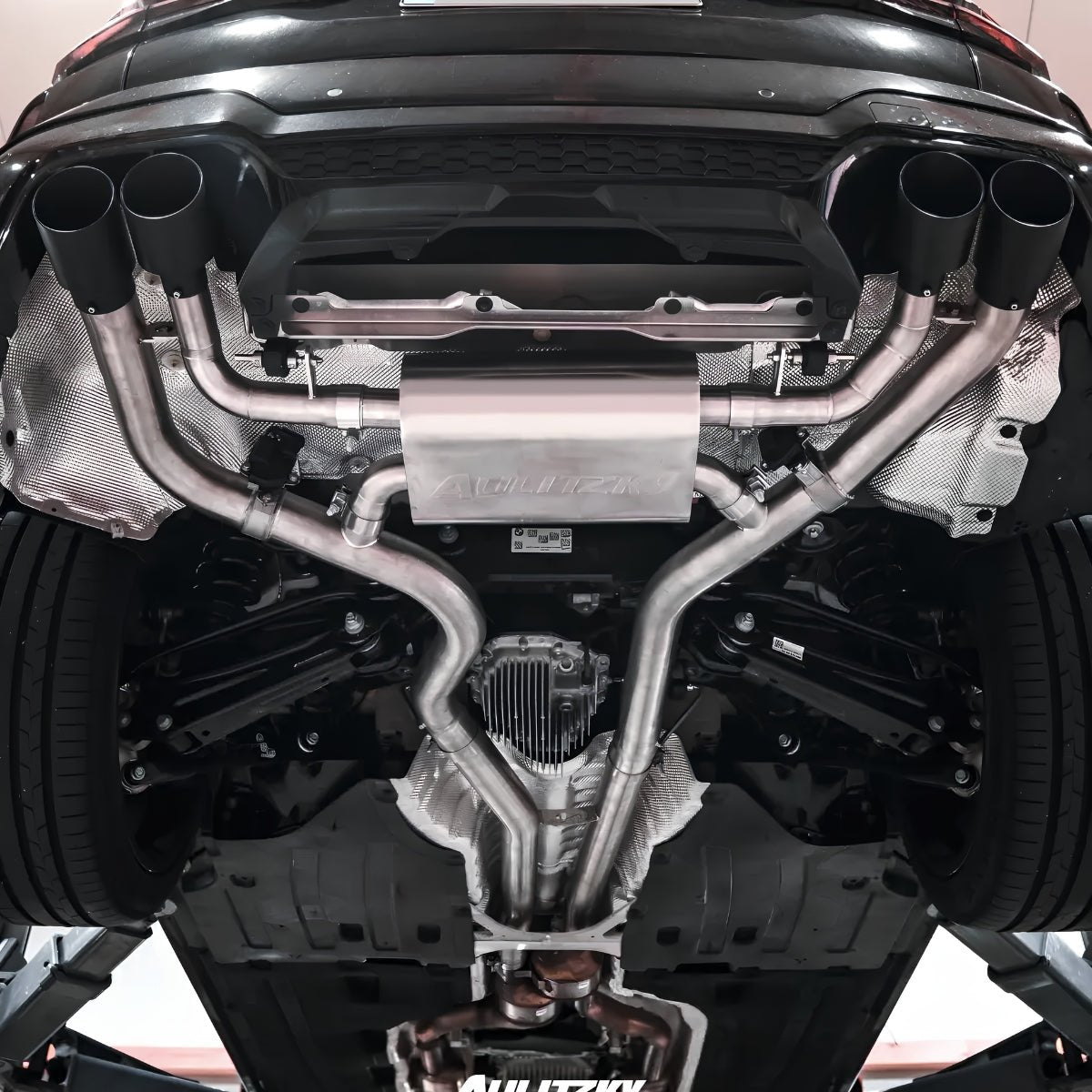 Aulitzky Exhaust | ECE Abgasanlage ab OPF mit Klappensteuerung | passend für BMW X3M/X4M inkl. Competition (F97/F98) S58
