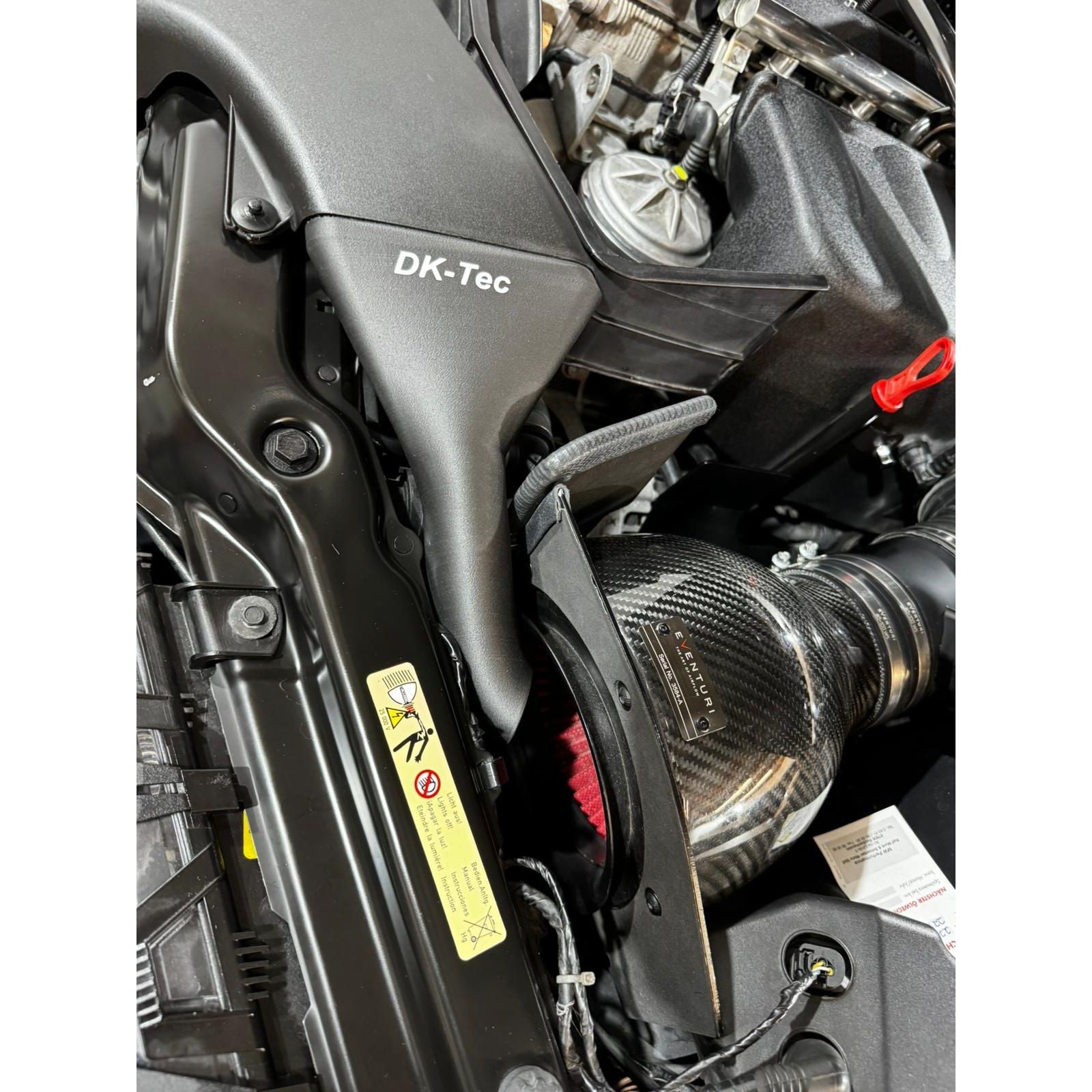 BMW E46 M3 Luftführung für Eventuri Ansaugung