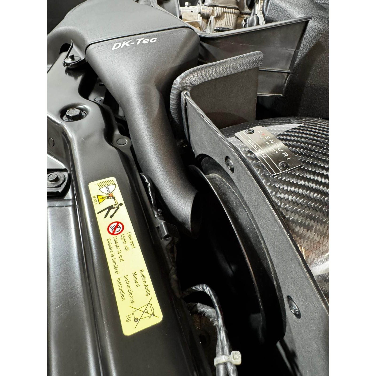 Cold Air Intake Trichter für Eventuri Ansaugung BMW E46 M3 für optimierte Frischluftzufuhr durch offene Ansaugung