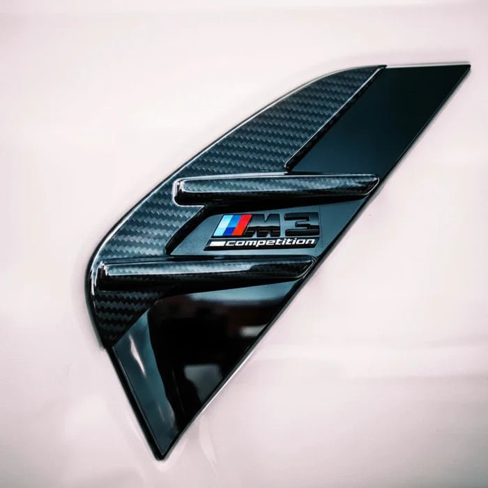 Carbon Seitenembleme aus PrePreg Carbon passend für BMW M4 (G82/G83)