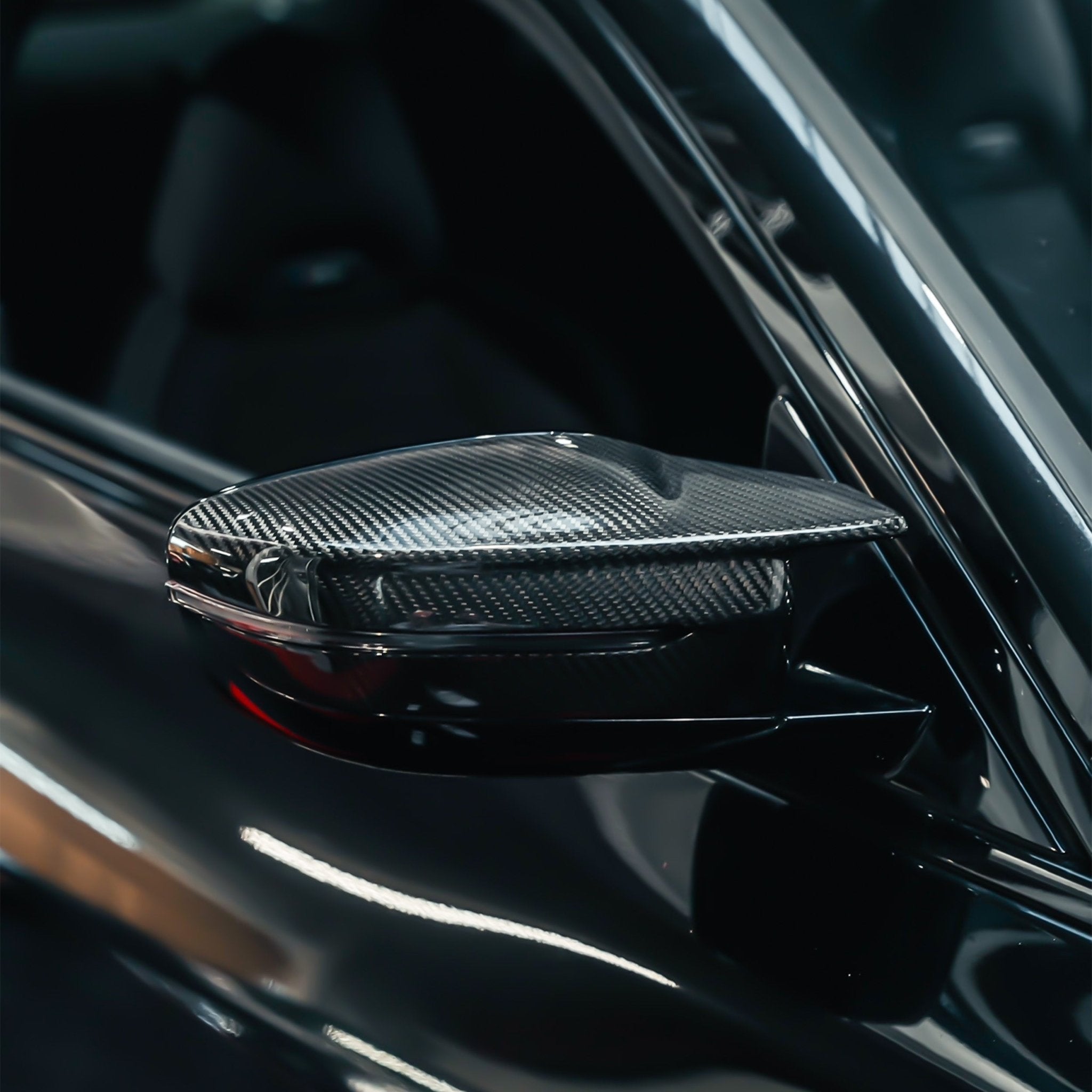 Carbon Spiegelkappen aus PrePreg passend für BMW M2/M3/M4 (G80/G81/G82/G87)